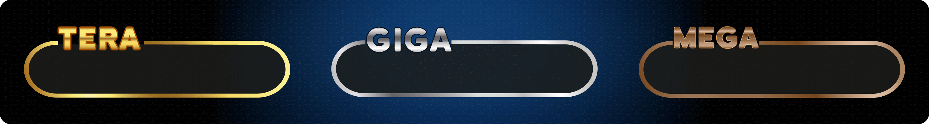 Tres jackpots progresivos: Tera, Giga y Mega